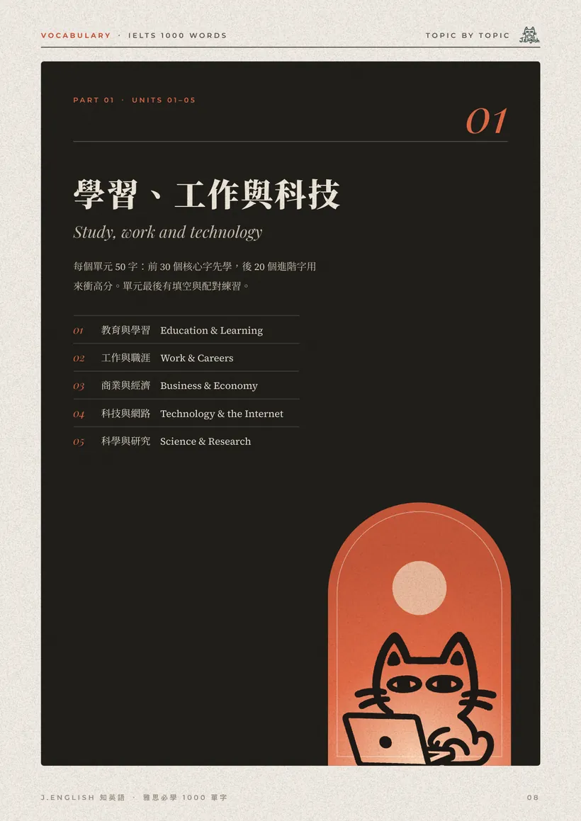 Part 01：學習、工作與科技
